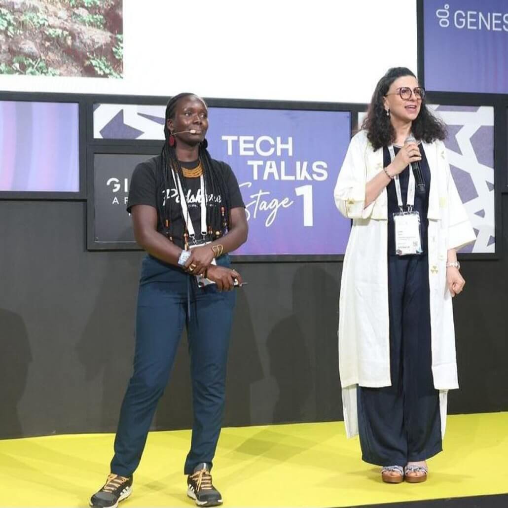 Sandra Awilli, at the EU Global Hackathon Summit in Morocco